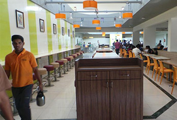 images of D. Y. Patil College dining area