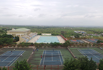 image of D Y Patil College outdoor sports fields